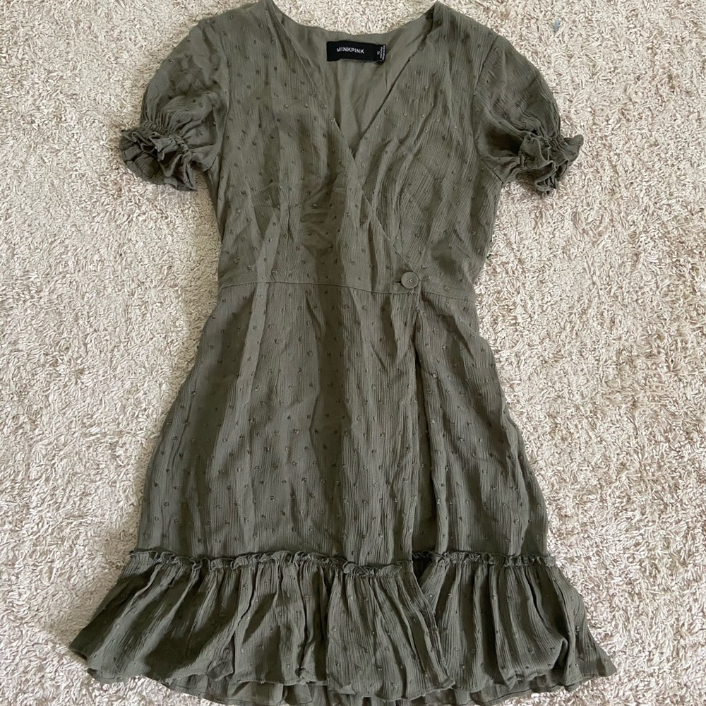 Green Wrap Dress